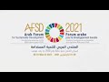 مداخلة الأستاذ أحمد عوض خلال المنتدى العربي للتنمية المستدامة 2021
