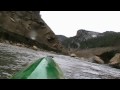 Descenso parcial Noguera Ribagorzana y travesia canelles pasando por el Congost de Mont-rebei por sisco Craviotto en Kayak
