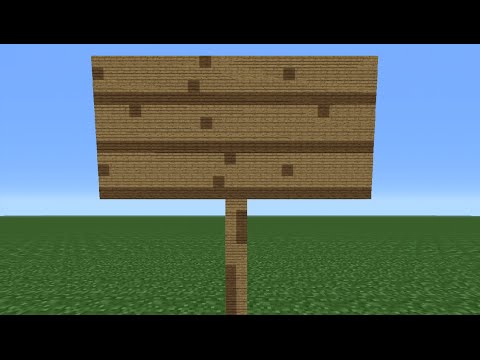 how to make a sign i minecraft