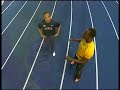USAIN BOLT PUNCHES WALLACE SPEARMON.