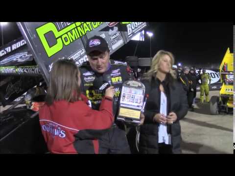 2015 World of Outlaws Sprint Car Series FVP Outlaw Showdown Night 2 Victory Lane