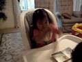 Little Miss Muffet by 2-year old Zoei