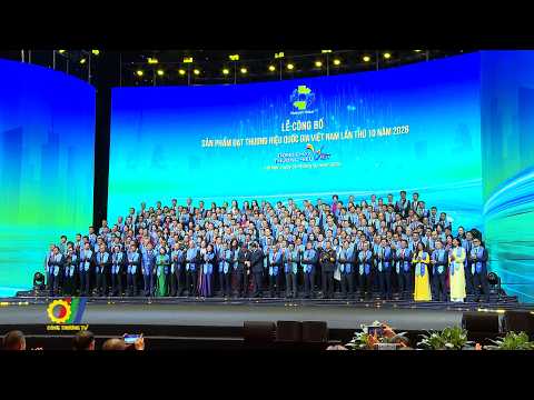 Lễ Công bố sản phẩm đạt Thương hiệu quốc gia Việt Nam năm 2026