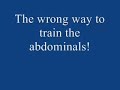 Abdominal muscle exercises