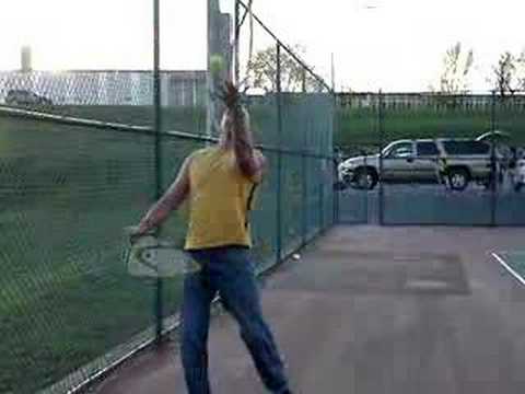 juggling tennis rackets
