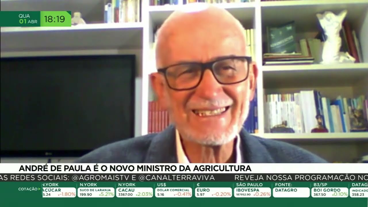 André de Paula é o novo Ministro da Agricultura