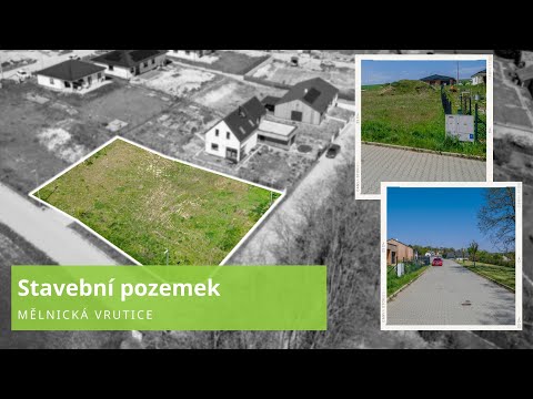 Video Stavební pozemek, Mělnická Vrutice