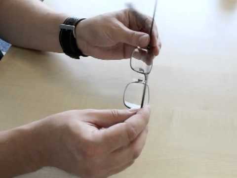 how to adjust my glasses