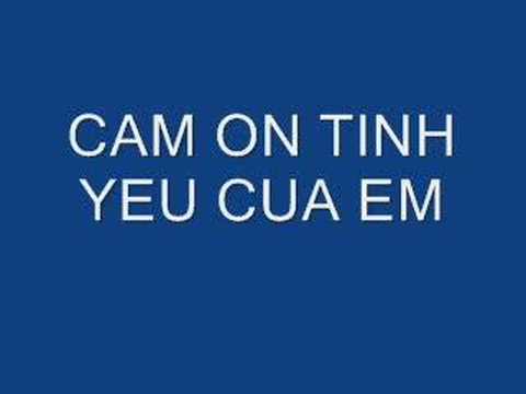 CAM ON TINH YEU CUA EM