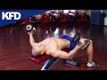 Trening klatki piersiowej - [ www.kfd.pl ] - Rozpiętki na ławce poziomej - tutorial