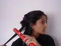 How to curl hair with flat irons