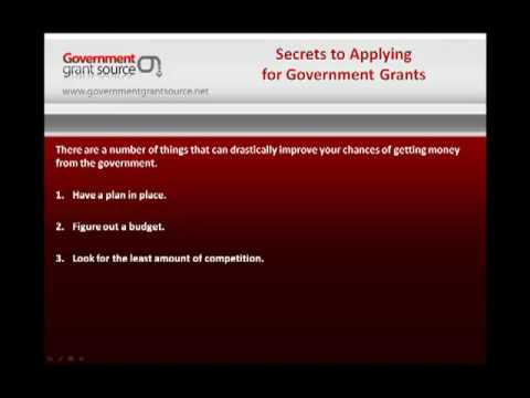 how to apply for grants