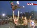 cheerleader stunt goes wrong!