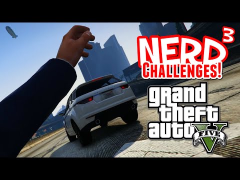 Nerd³ Challenges! FIRST PERSON CARKOUR! - GTA V