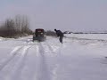 snowboarding on a road snowboarding on a road