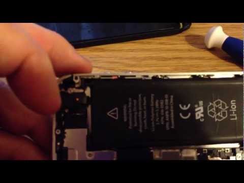 how to open up an iphone 4