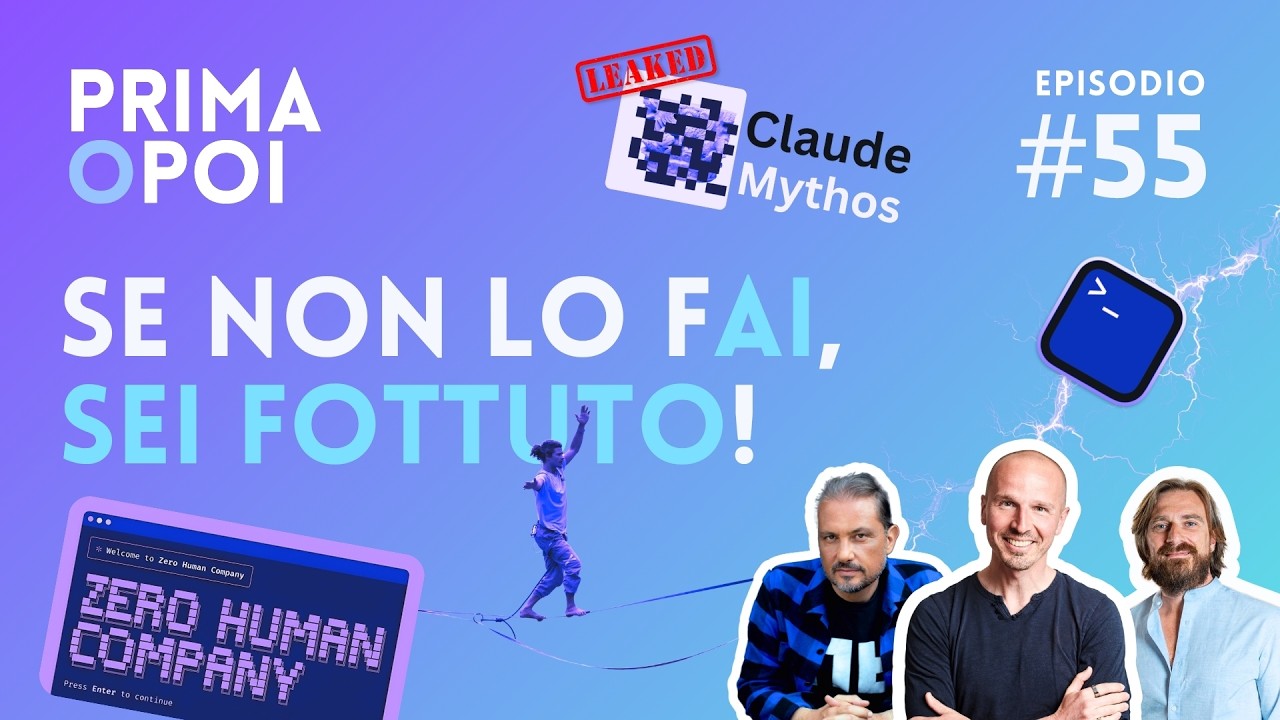 Claude Code leak, startup senza team né budget, l'AI non ti sostituisce, lavora con te – PoP #55