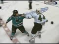 B.J. Crombeen vs Ryane Clowe Nov 8, 2008