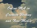 I got an MA in Creative Writing and New Media