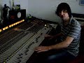 Recording a track with Humphrey Robertson