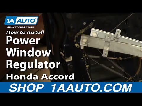 How To Install Repair Replace Power Window Regulator Honda Accord 98-02 1AAuto.com