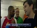 with arsenal running away with the league like they have done so many times in the past (but most of the time dropping points and losing it eg this season). manchester united came to visit highbury at the end of march and old 'friends' roy keane and patrick vieira line up in the tunnel to lead the teams out. paddy makes a joke but i won't give the rest away just watch and enjoy :)