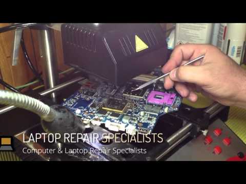how to repair vga laptop