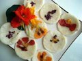 Sweet flower pancakes (hwajeon)