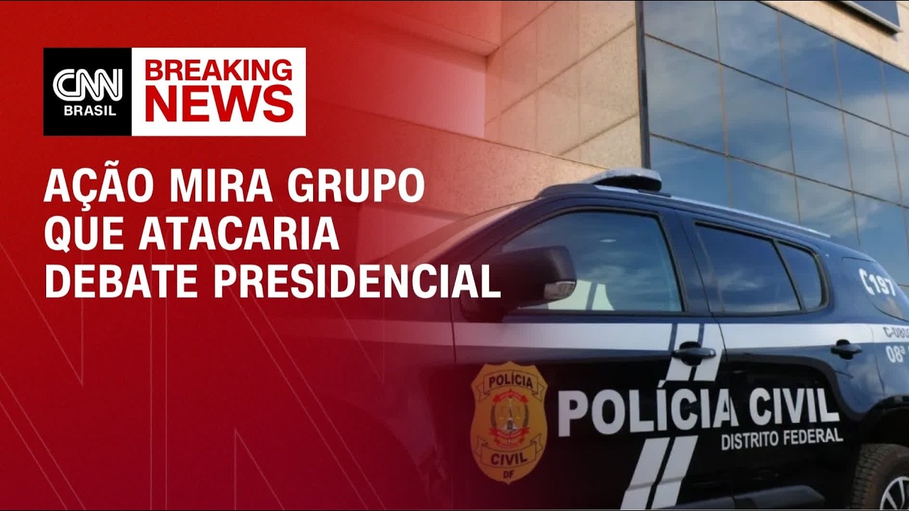Grupo que planejava ataque a debate presidencial é alvo de operação | CNN NOVO DIA