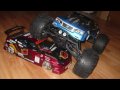 this is my new 1/8 nitro monster truck hpi savage x 4.6 big block :) later when i have break in the motor, i do savage in action video.