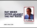 Arcuri not only accepted nearly the same raise he attacks Meier for, Arcuri again misleads voters by not telling them Meier voted against the raise...Meier voted against it, Arcuri accepted it...sad and wrong.