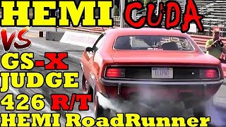 70 HEMI CUDA !! vs DETROIT MUSCLE !! 70 Hemi Cuda takes on Detroit Muscle Cars !! Road Test TV by Road Test TV