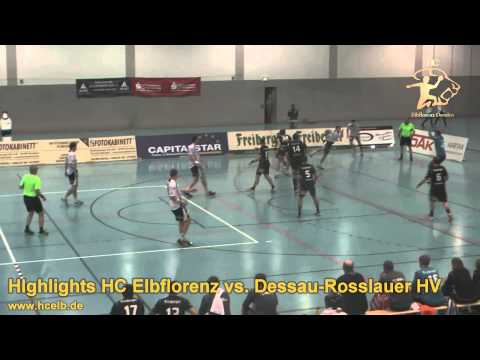 Elbflorenz - Highlights aus dem Spiel des HC Elbflorenz gegen den Dessau-Rosslauer HV in der 3. Liga vom 14.9.2013.