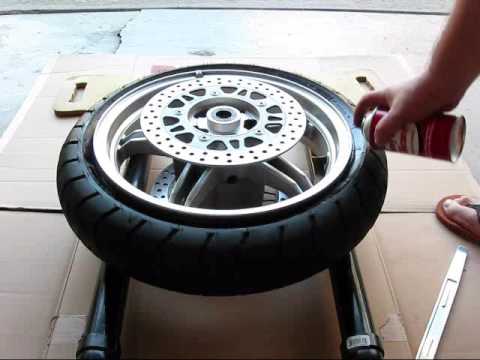 Burgman 650 – DIY – Install  Front Tire by Hand
