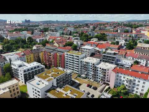 Video Prodej bytu 2+kk, Brno - střed, novostavba, 2x balkon, parkování, ul. Spolková