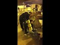 Agresion de la policia para disolver la manifestacion pacifica de la puerta del sol