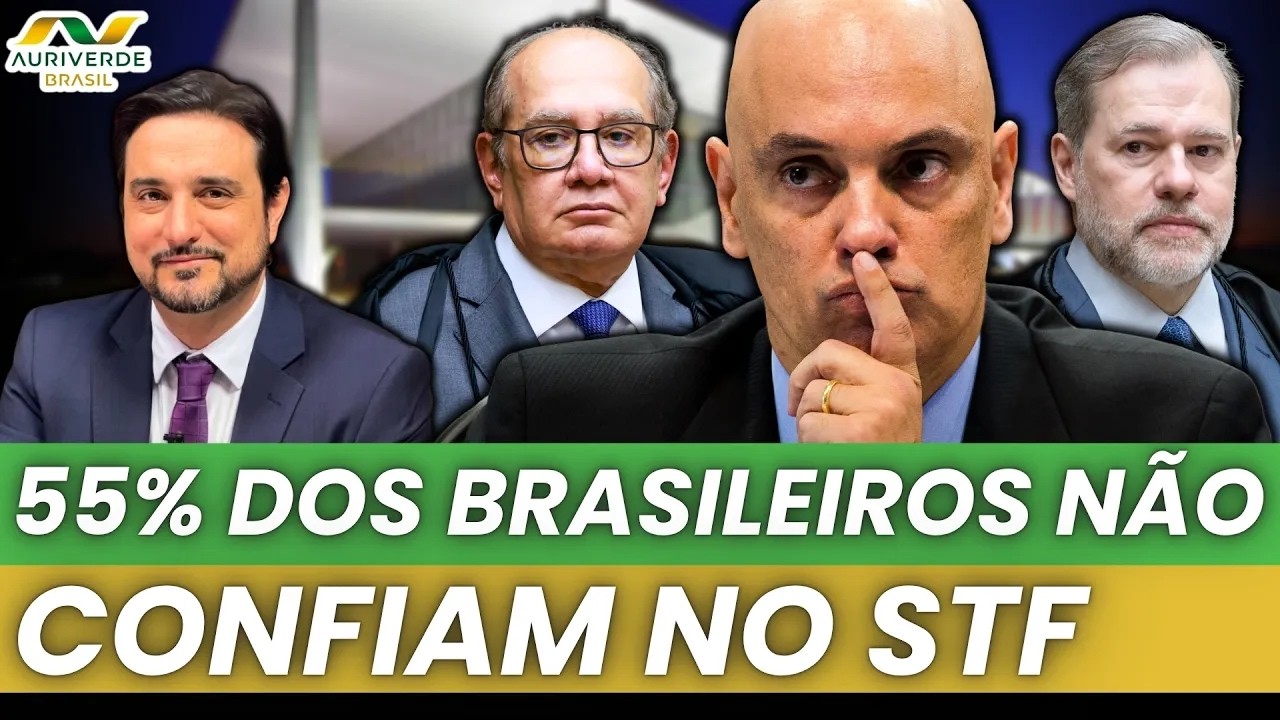 Mais da metade dos brasileiros não confiam no STF por Silvio Navarro