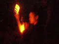 Glowstick group during Airbase set @ Cosmic Dreams 3