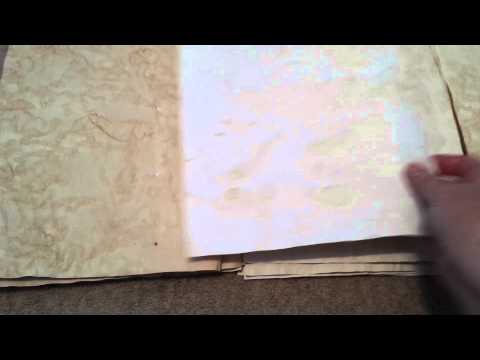 how to dye paper with tea