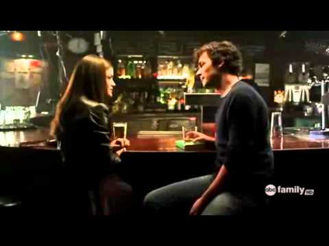 pretty little liars aria and ezra's first kiss