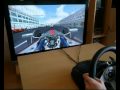 GTR 2 - F1 2008 Magny Cours on a 37 Samsung and Logitech G25