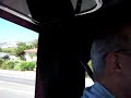 The A-Bone driving by the Trump Golf Course