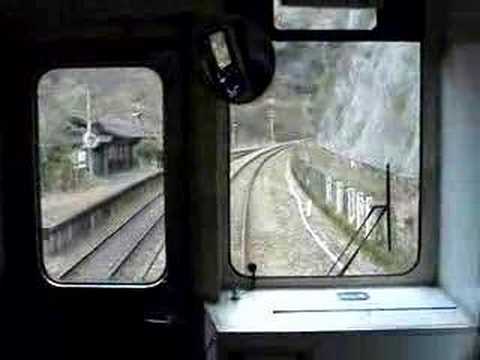 2008.01.16　土讃線坪尻駅を通過。