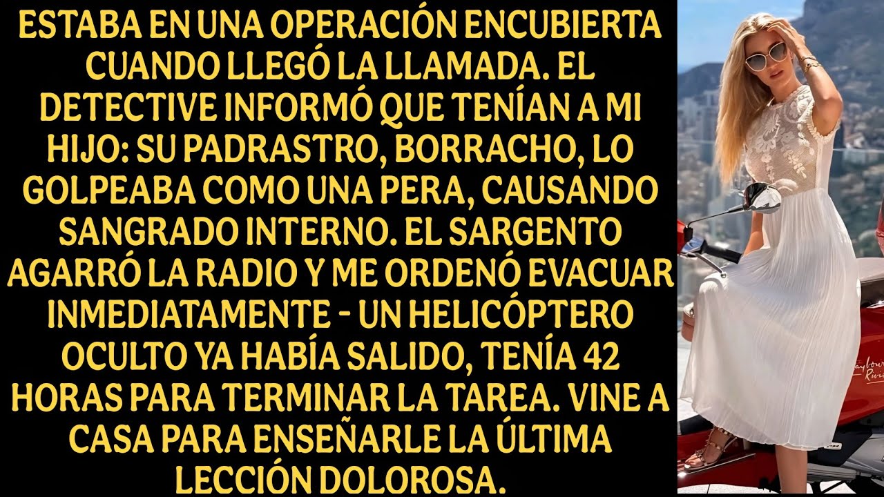 Estaba en una operación encubierta cuando llegó la llamada. El detective informó que tenían...