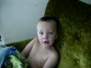 james doing spongebob