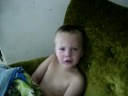 james doing spongebob