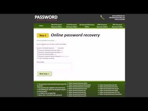 how to recover pdf password