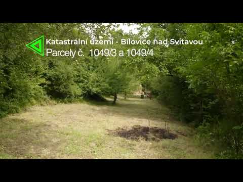 Video Prodej zahrady 1702 m2 s chatkou 25 m2, Bílovice nad Svitavou