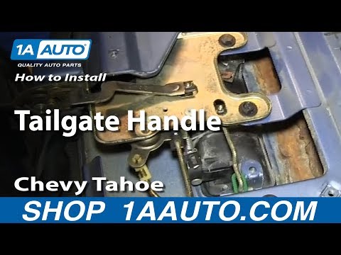 How To Install Replace Tailgate Handle 1995-99 Chevy Tahoe GMC Yukon