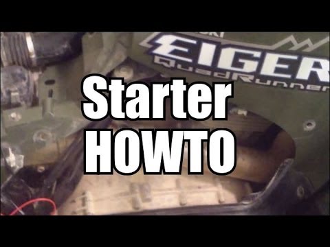 Starter replacement – Suzuki Eiger ATV – HOWTO